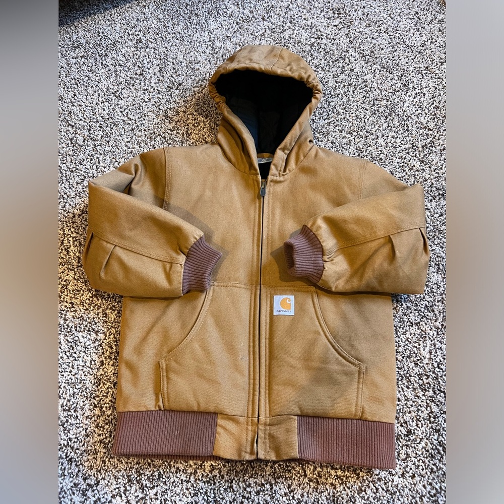 NWOT child’s size medium 7/8 Carhartt Jacket never worn.